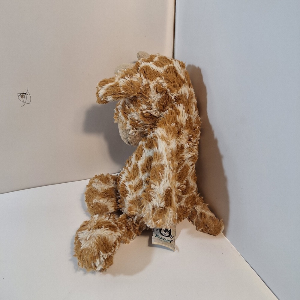 Jellycat Fluffles Giraffe Cream & White Retired Stuffed Animal Plush - Picture 2 of 7